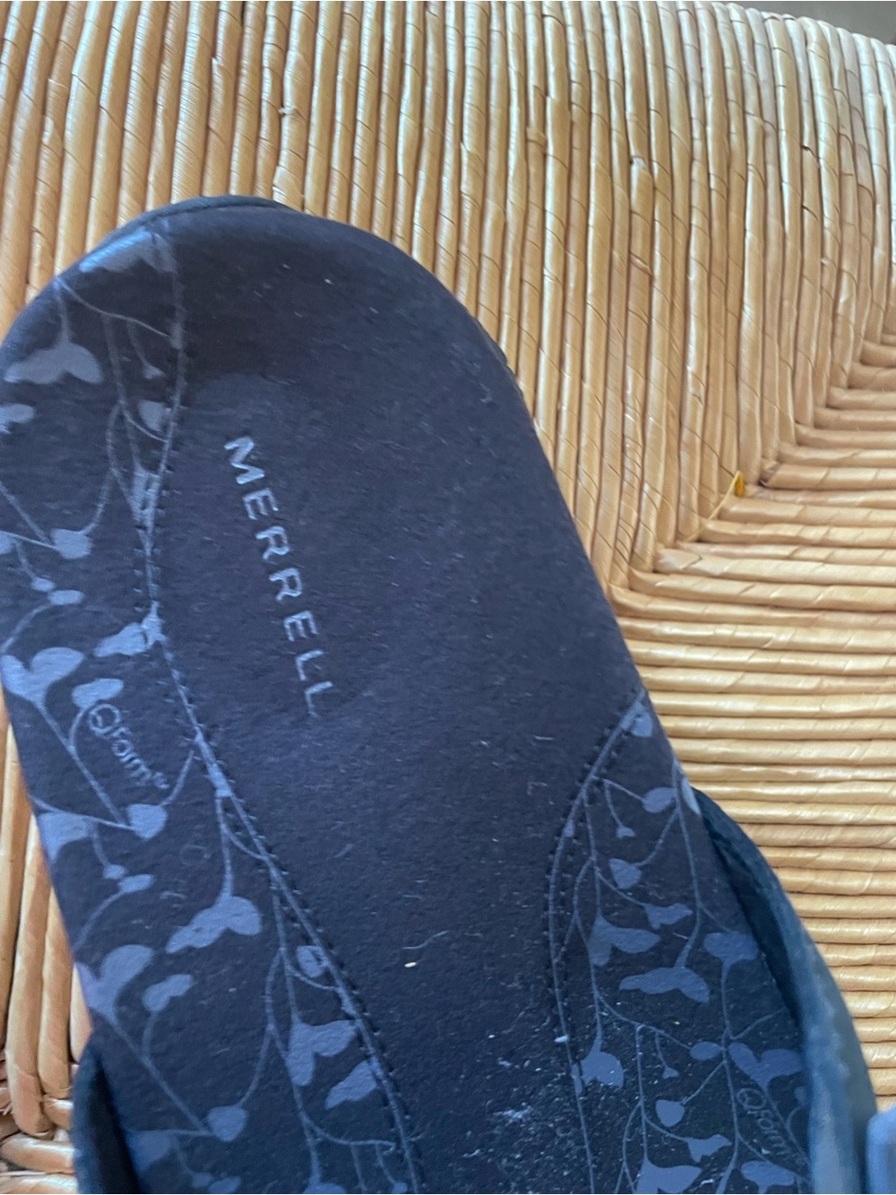 Merrell Terran Post II Thong Sandals Senise Black Gray Womens 8 UK 6 EU 39 - Picture 4 of 15